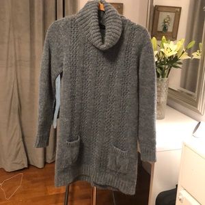 Turtleneck tunic sweater - made in Italy